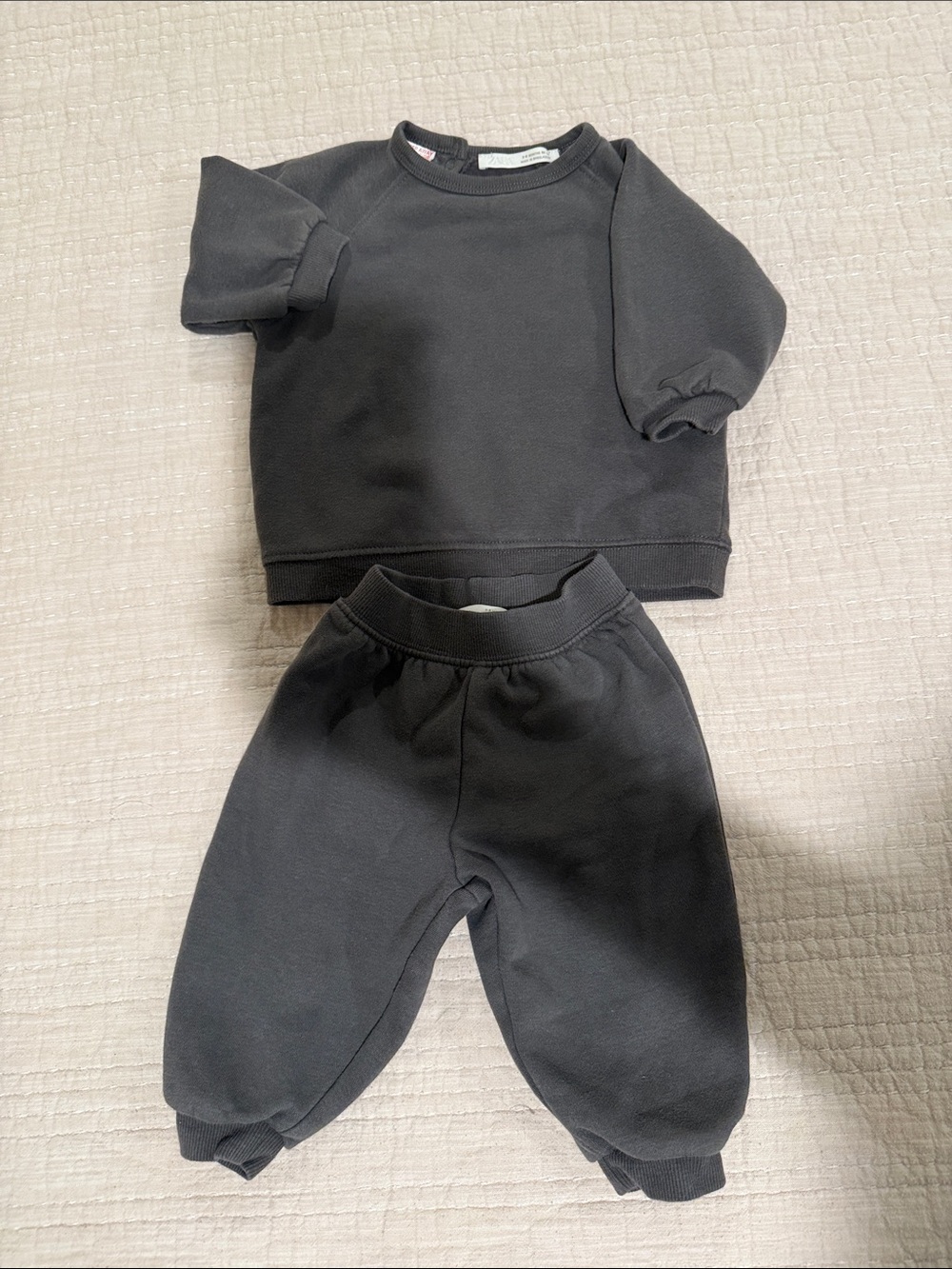 Toddler Black Sweatshirt & Jogger Set